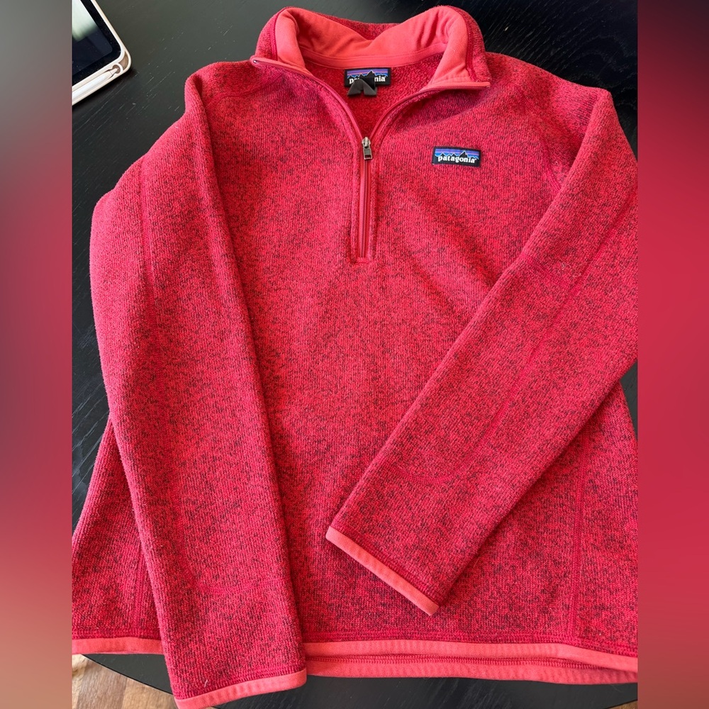 Patagonia Women's Zip-Up in Vibrant Red